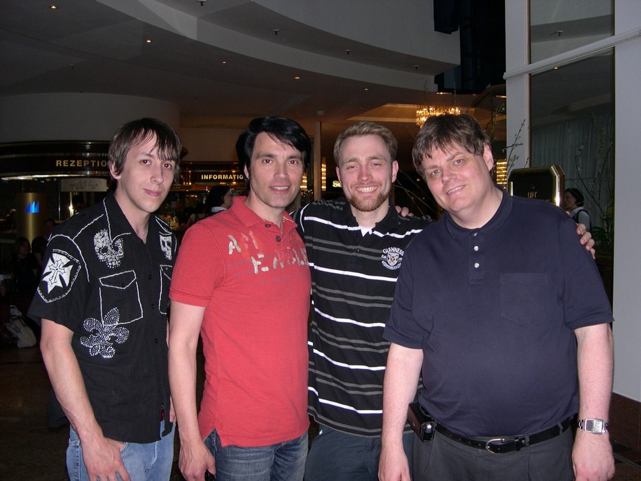 Patrick Bell (Xon), James Cawley (Kirk), Stephan Mittelstraß and Peter Walker (Phase II, Germany)
